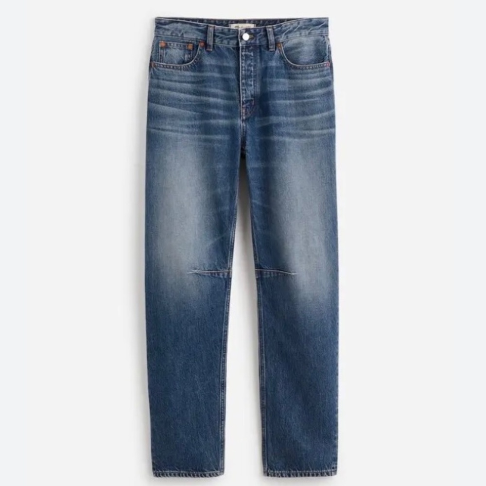 Madewell Indigo Straight Leg Jeans - Picture 4 of 13